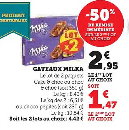 GATEAUX MILKA