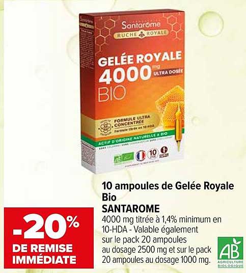 Gelée Royale 4000 mg Bio