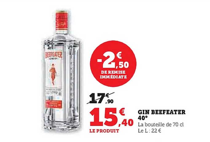 GIN BEEFEATER 40°