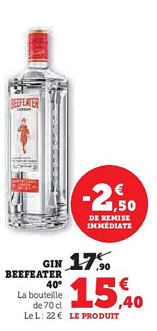 GIN BEEFEATER 40°