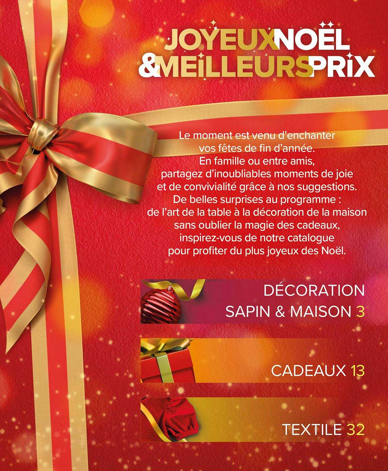 JOYEUX NOËL & MEILLEURS PRIX