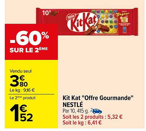 Kit Kat "Offre Gourmande" NESTLÉ