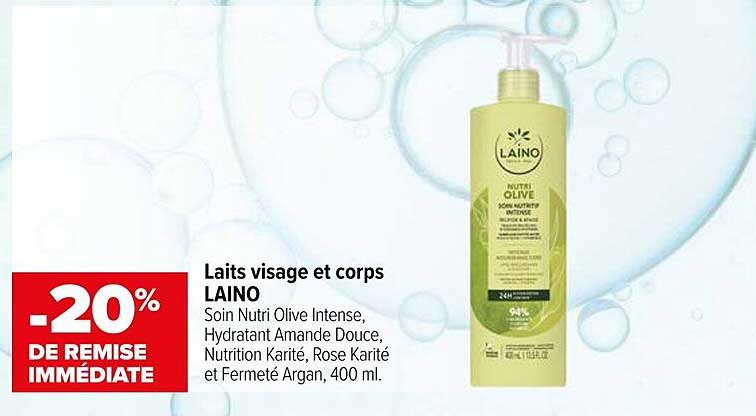 Laits visage et corps LAINO