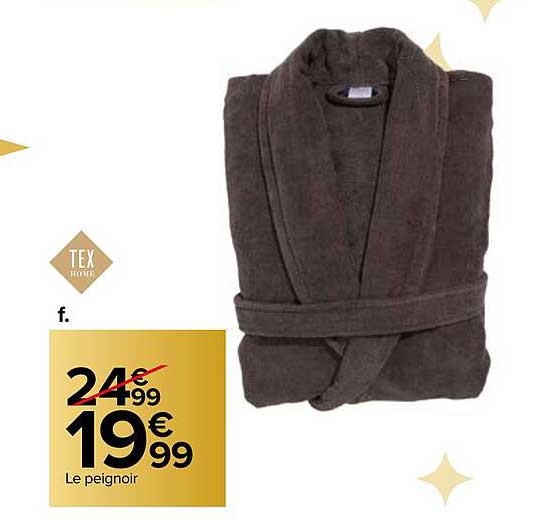 Le Peignoir offre chez Carrefour