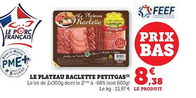 LE PLATEAU RACLETTE PETITGAS