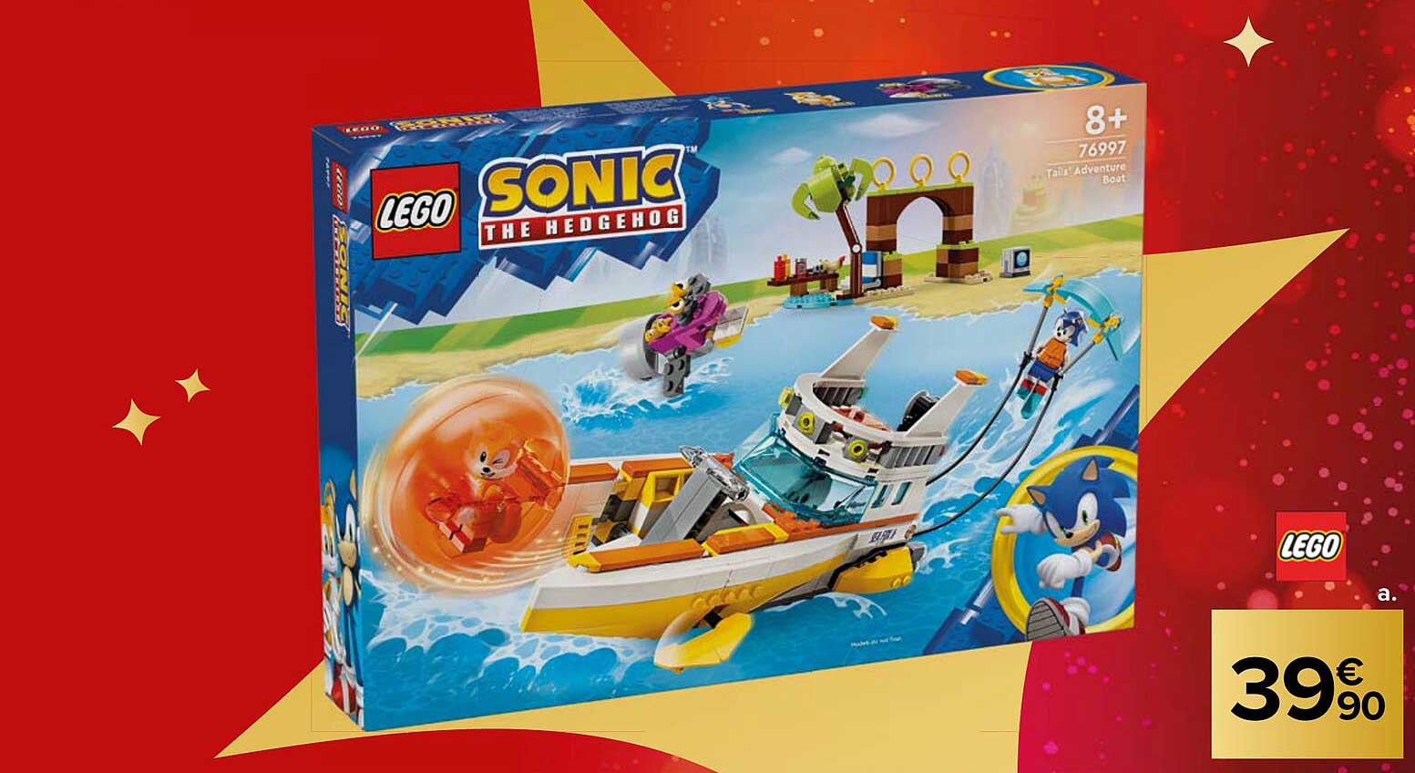 LEGO SONIC THE HEDGEHOG Tails' Adventure Boat