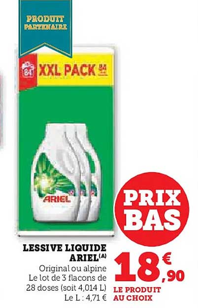 LESSIVE LIQUIDE ARIEL(A)