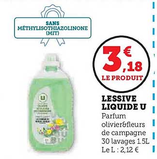 LESSIVE LIQUIDE U