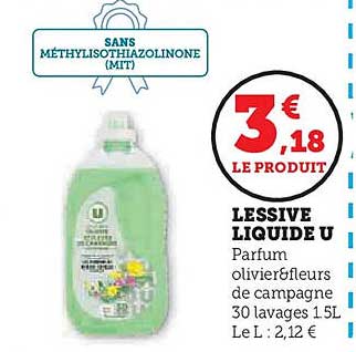 LESSIVE LIQUIDE U