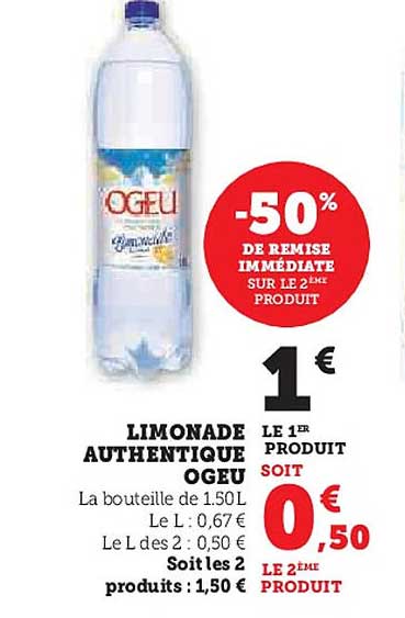 Limonade authentique OGEU