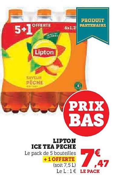 LIPTON ICE TEA PECHE