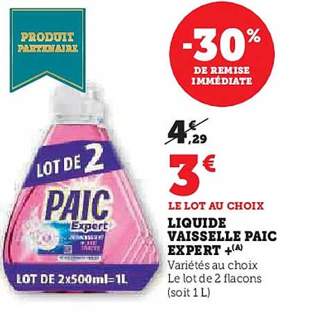 LIQUIDE VAISSELLE PAIC EXPERT