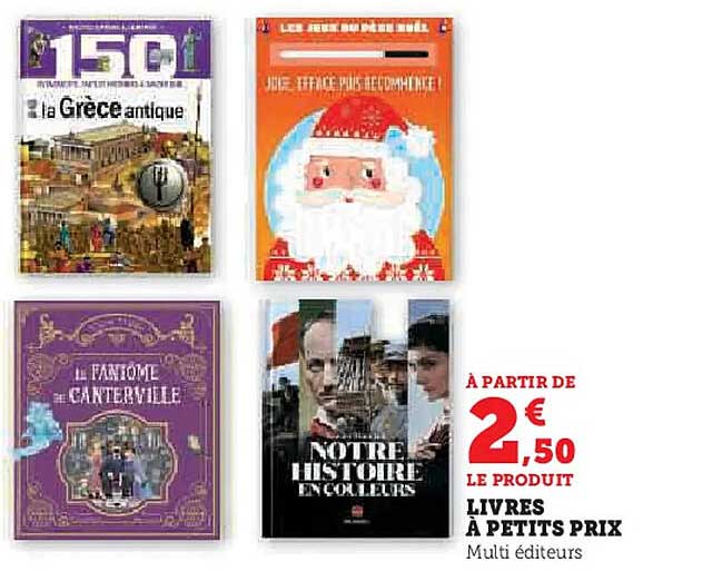 LIVRES À PETITS PRIX