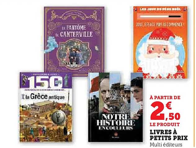 LIVRES À PETITS PRIX