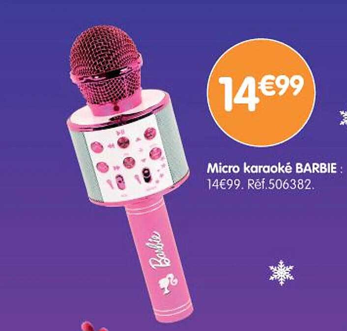 Micro karaoké BARBIE