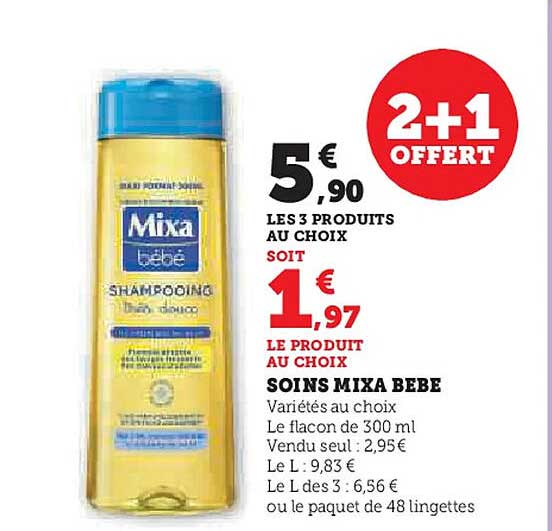 Mixa Bébé Shampooing doux