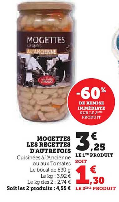 Mogettes Les Recettes d'Autrefois