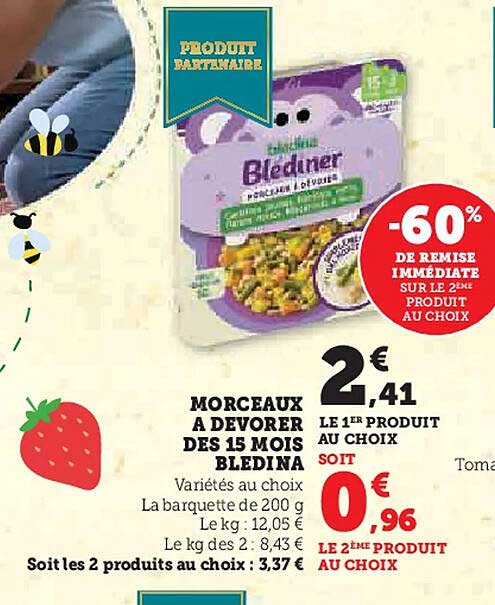 Morceaux à dévorer des 15 mois Bledina