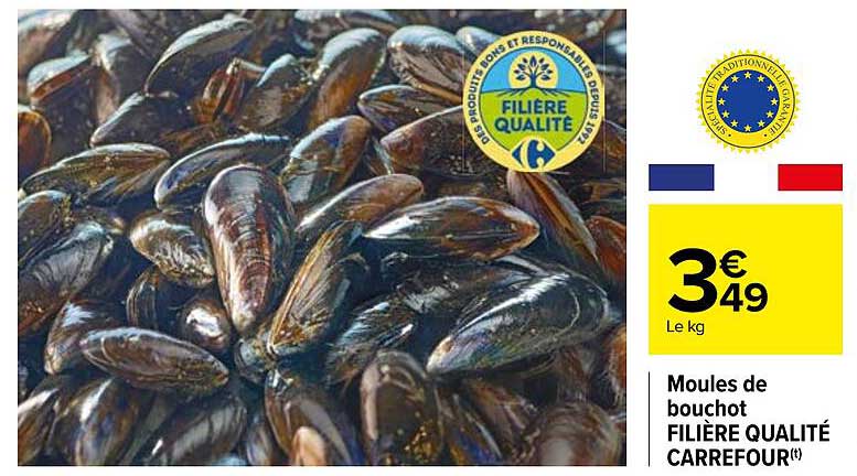 Moules de bouchot FILIÈRE QUALITÉ CARREFOUR™