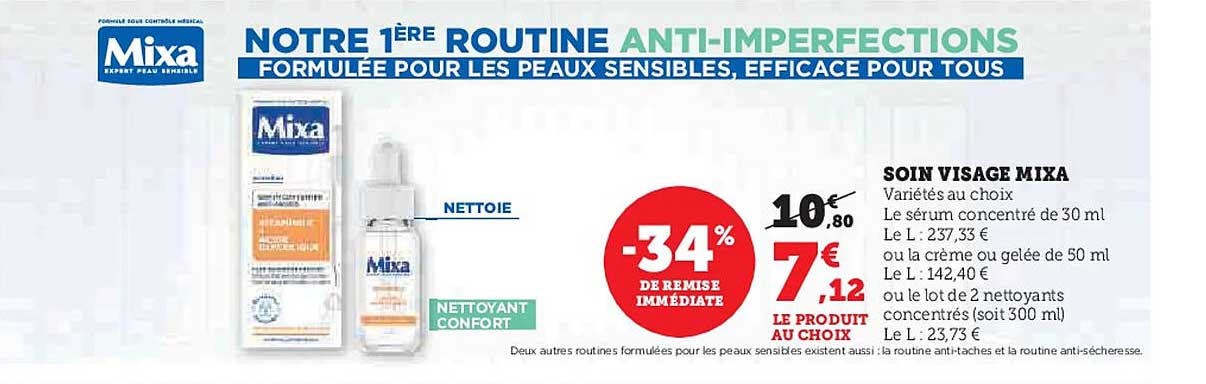 NOTRE 1ère ROUTINE ANTI-IMPERFECTIONS