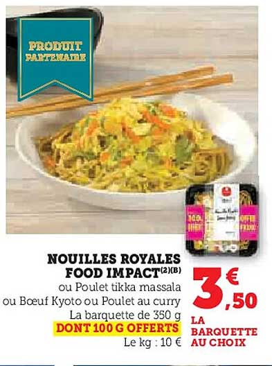 NOUILLES ROYALES FOOD IMPACT