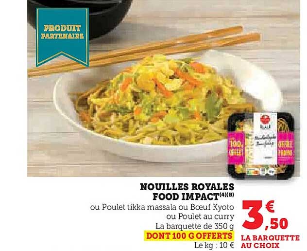 NOUILLES ROYALES FOOD IMPACT