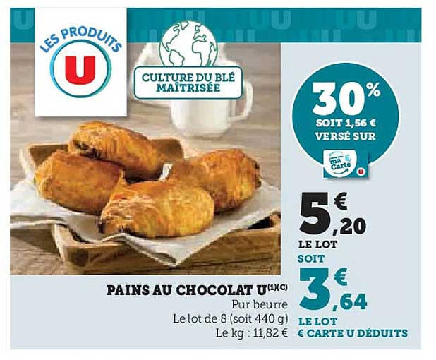 PAINS AU CHOCOLAT U