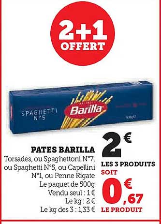 PATES BARILLA