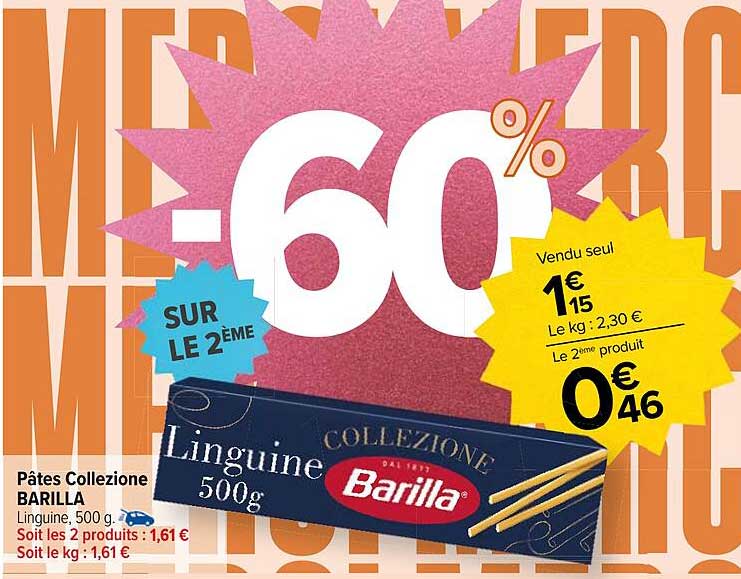 Pâtes Collezione BARILLA Linguine