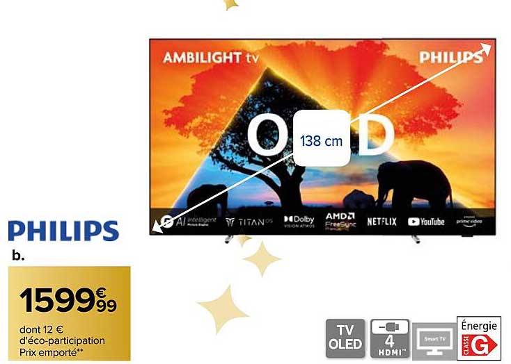 PHILIPS AMBI LIGHT TV