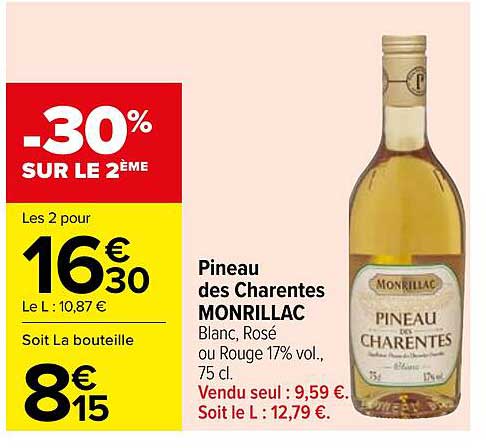 Pineau des Charentes MONRILLAC