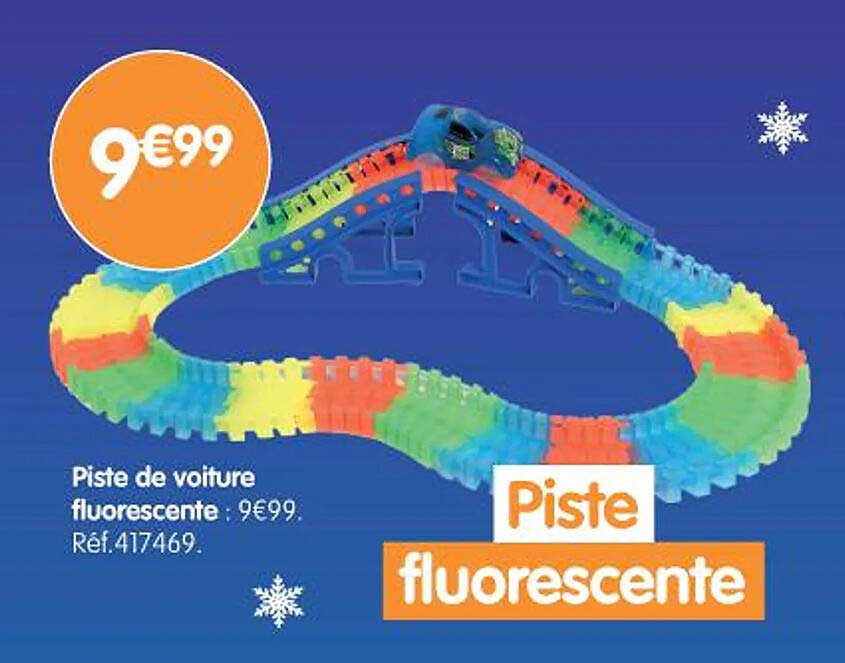 Piste fluorescente