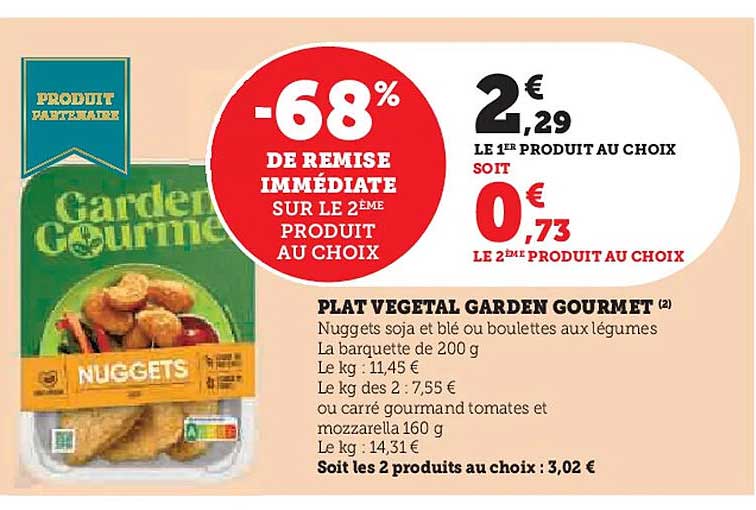 PLAT VEGETAL GARDEN GOURMET