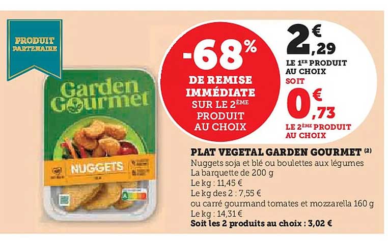 PLAT VEGETAL GARDEN GOURMET