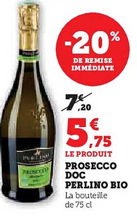 PROSECCO DOC PERLINO BIO