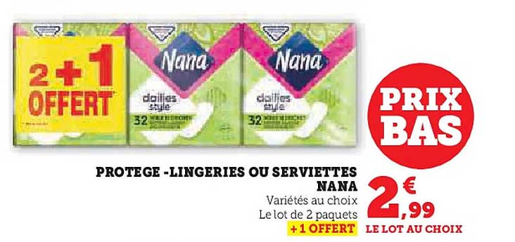 PROTEGE - LINGERIES OU SERVIETTES NANA