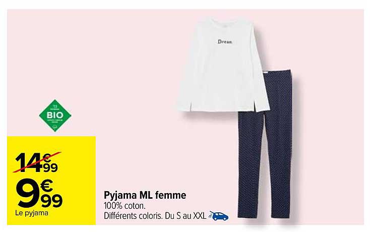 Pyjama ML femme