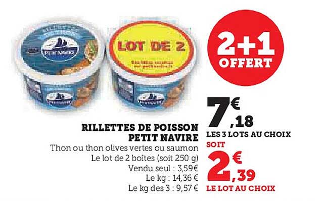 RILLETTES DE POISSON PETIT NAVIRE