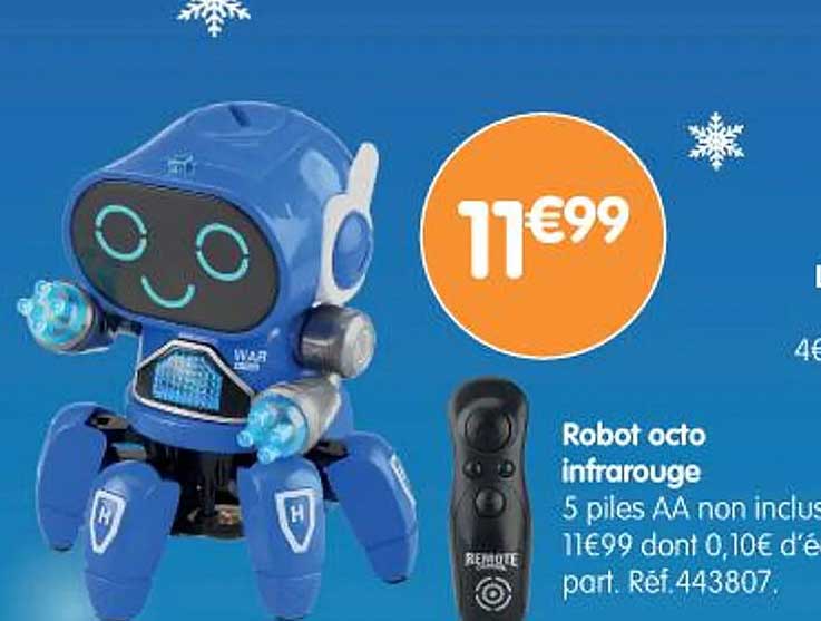 Robot octo infrarouge