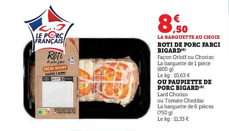 ROTI DE PORC FARCI BIGARD