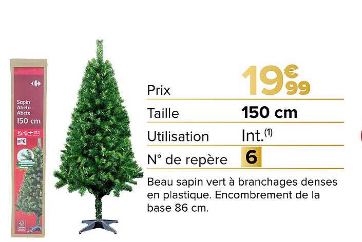 Sapin Abeto Abete 150 cm