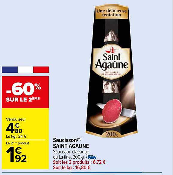 Saucisson(m) SAINT AGAUNE