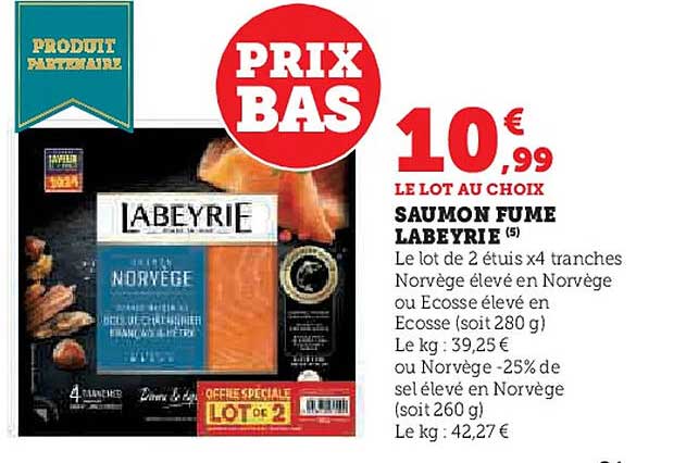 SAUMON FUME LABEYRIE