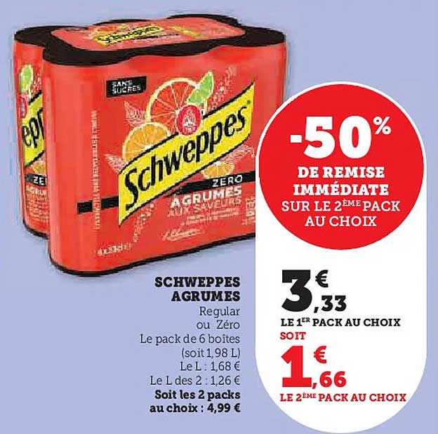 SCHWEPPES AGRUMES