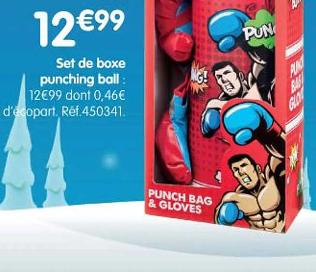 Set de boxe punching ball