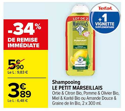 Shampooing LE PETIT MARSEILLAIS