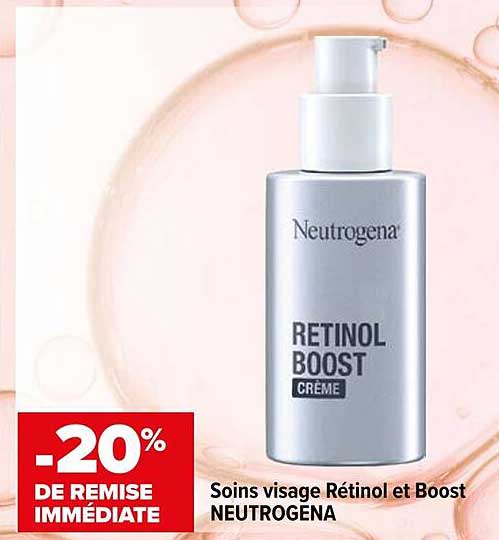 Soins visage Rétinol et Boost NEUTROGENA