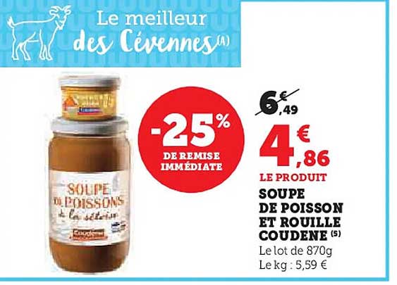 SOUPE DE POISSON ET ROUILLE COUDENE