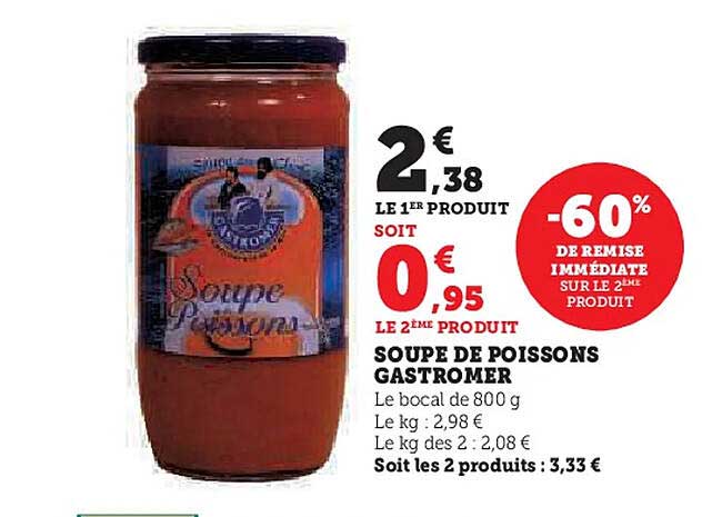 SOUPE DE POISSONS GASTROMER