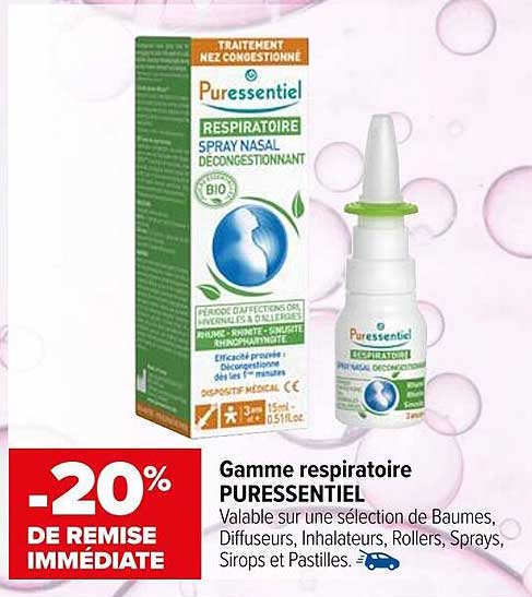 Spray nasal décongestionnant